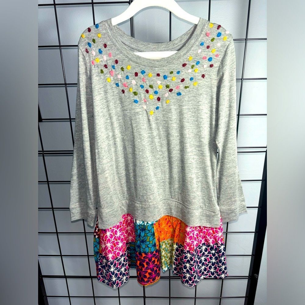 Mimi & Maggie Gumballs multi colored girl’s long sleeve dress size 5 NWT